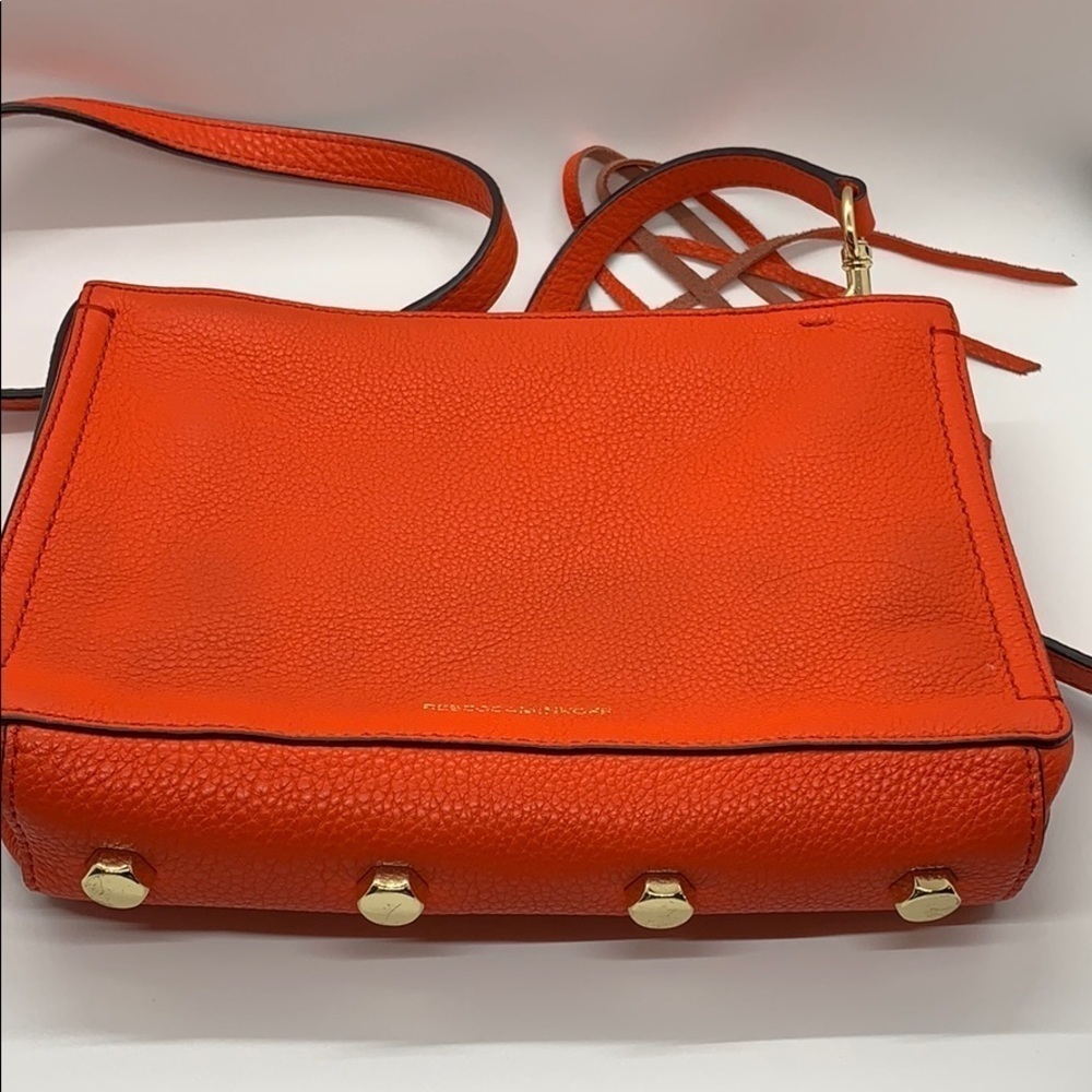 Rebecca Minkoff bright red leather crossbody bag - Picture 3 of 4
